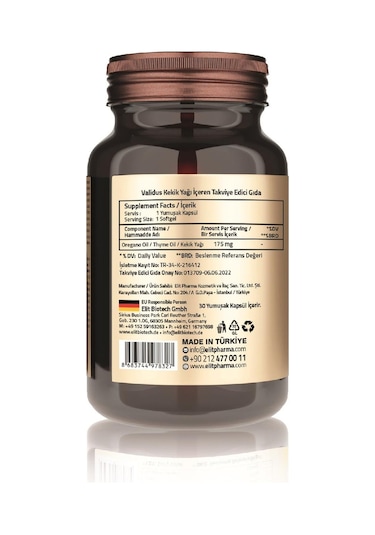 Validus Oregano Oil 30 Softgel
