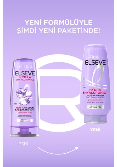 ELSEVE Hydra [Hyaluronic] Nem Dolduran Saç Bakım Kremi 250 ml