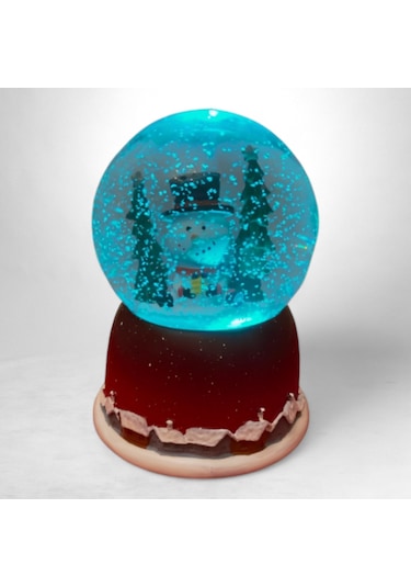 Işıklı Müzikli Büyük Yılbaşı Kardan Adam Kar Küresi-cengizhan Unaler