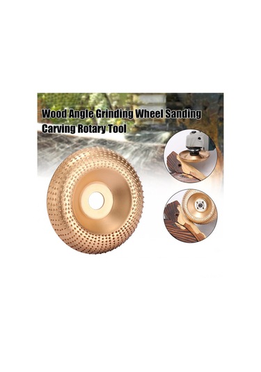 Singree 2 Adet 100mm Ahşap Şekillendirme Ve Taşlama Diski - 22mm Göbek Delikli - Açılı Taşlama Makineleri İçin