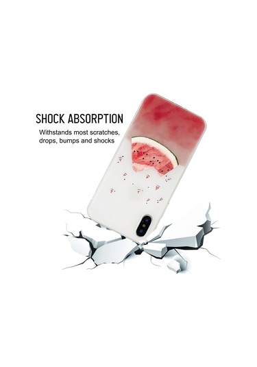 Suofeng Karpuz Desenli İphone Kılıfı, Yumuşak Tpu, Tam Koruma, Kaymazsız Tutuş, Ultra İnce, İphone 11/11pro/xs/6s Uyumlu