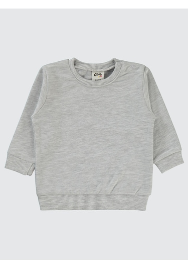 Civil Baby Erkek Bebek Sweatshirt 6-18 Ay Karmelanj