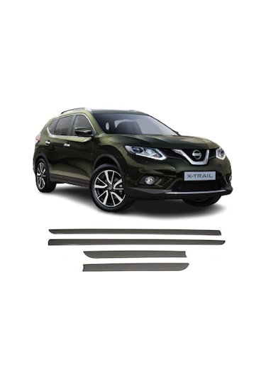 Agtuning Nissan X-Trail 3 Krom Yan Kapı Çıtası 2014 ve Üzeri Paslanmaz Çelik