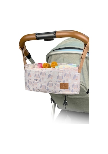 Stylo Trip Stroller Bebek Arabası Organizatörü Ekru 05879462723n1-1 Ekru