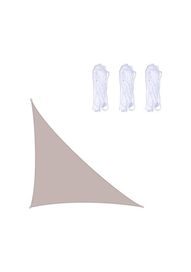 Novahub Üçgen Bahçe Gölgelik, 3m X 3m X 4.3m, Su Geçirmez, Anti-uv, Kırmızı Kırmızı