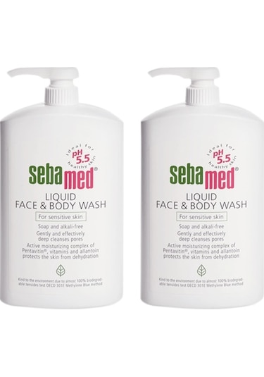 Sebamed Likit Yüz  ve Vücut Temizleyici 2 x 1 L