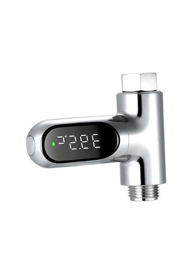 Moly Yunboo Bebek Duş Sıcaklık Ölçerü - Pasif Led, 5-85 C, Akıllı Işık, Batarya Gereksiz, Bebek Çocuk Yaşlı