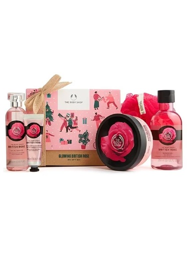 The Body Shop British Rose Ingiliz Gülü 5'li Hediye Seti