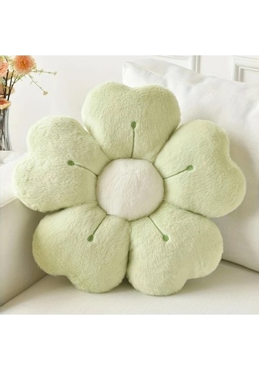 Trendooze Yumuşak Papatya Yastığı 11.81 İnç Beyaz, Sunshine022 Yatak Kanesi İçin Dekoratif Beyaz Beyaz