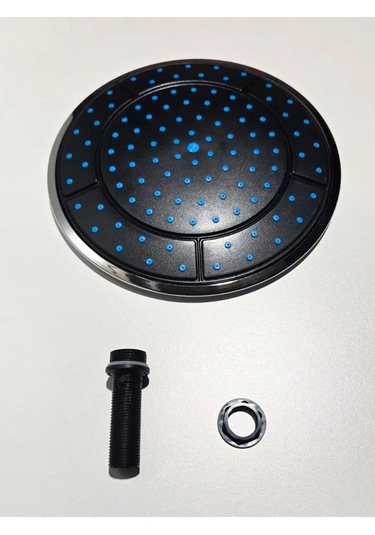 Turgoff Tropikal Yağmur Üst Duş İçin Dallı Duş Başlığı 365701450 Siyah