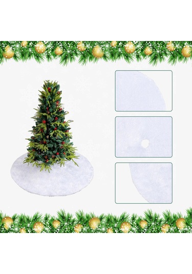 Suntek Yatak Odası Ev Kapısı İçin Peluş Yılbaşı Ağacı 90 Cm