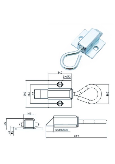 Suntek Ahır Çit Kapısı Için Otomatik Kapı Cıvatası B