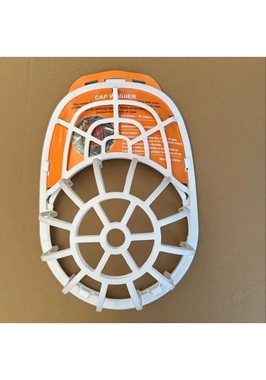 Dashanshop Beyaz Geniş Kenarlı Şapka Yıkama Ve Saklama Askısı Yıkama Koruyucu Hediye Beyaz