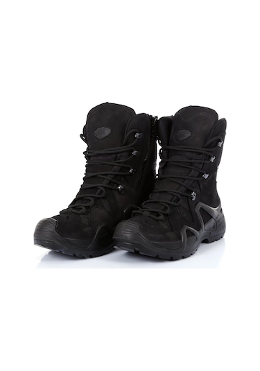 M1491 Vogel Fermuarlı Siyah Askeri Bot