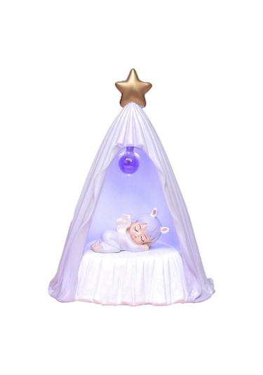 Sones B82880 Oda Dekorasyonu Atmosfer Gece Lambası Başucu Lambası Süsleri, Renk: Pembe Çadır Işığı Çok Renkli