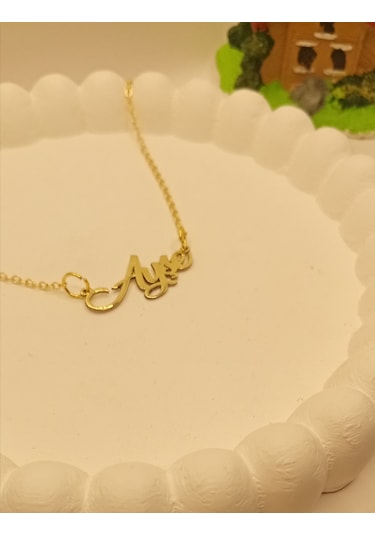 Hifa Diamond İsimli Kolye  9097132 Antik Gümüş