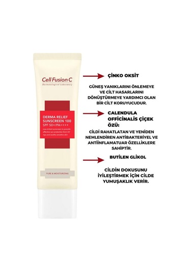 Cell Fusion C Derma Relief Sunscreen SPF50+ 2 x 35 ML