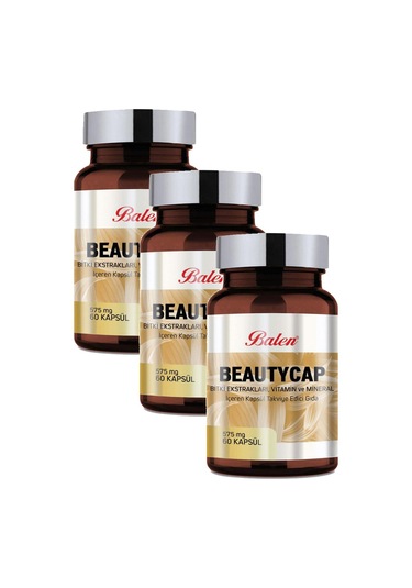 Balen Beautycap Bitki Ekstraktı-Vitamin-Mineral 60 Kapsül 3 Adet