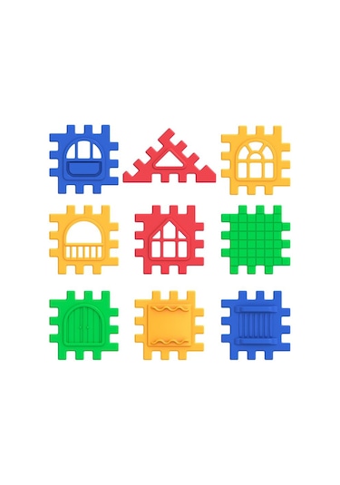 Puzzle City 3d Yapı Ve Tasarım Blokları 64  Parça