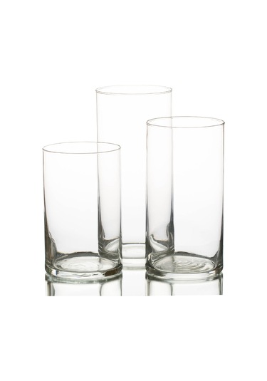 4 Lü Vazo + 12 Adet Çap 5 Cm Mavi Yüzen Mum Mavi