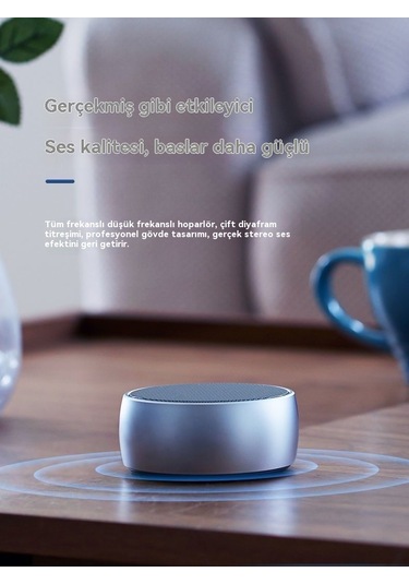Alman Kablosuz Bluetooth Hoparlör Taşınabilir Araç Subwoofer'ı