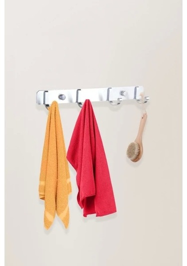 Alüminyum 4'lü Askılık Krom Çok Renkli