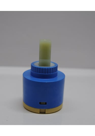 Stecell Batarya Musluk İçi Kartuşu Aparatı 40 MM Ayaksız Mavi