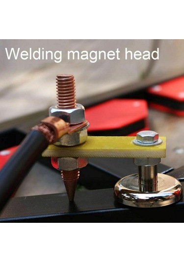 Youtek Kaynaklı Manyetik Kaynak Topuzu, Ayarlanabilir Uç, 30kg Çekim Gücü, Metal Yüzeyler İçin Kaynak Aksesuarı