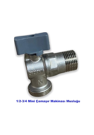 Çamaşır Makinası Musluğu Eko Mini 1/2-3/4