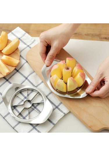 Homyl Meyve Tart Dilimleme Kesici Mango Armut Elma-dilimleyici Gümüş