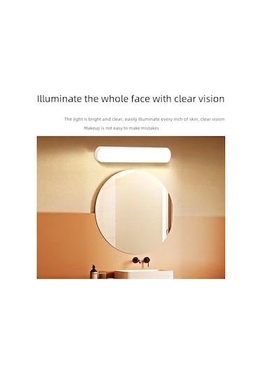 Dianziye Banyo/ Mutfak Usb Led Aydınlatma, Delme Yok Kurulum, 3 Renk Seçenekli, Parlaklık Ayarlanabilir, 18650 Şarjlı Pil, 2 Metre Kablolu Düzenleyici Ve Şarjlı İkili Kullanım Diğer