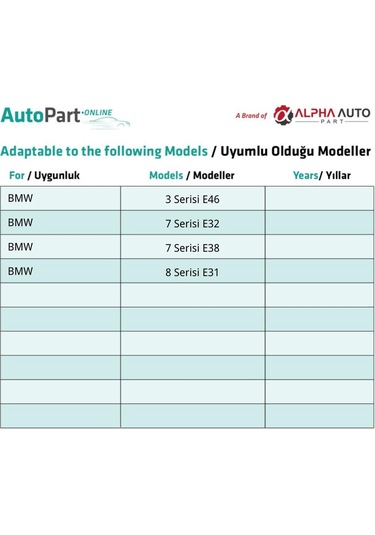 Bmw İçin Kapı Döşeme Klipsi- 10 Adet