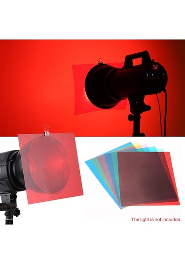 6 Renkli Fotoğraf Filtresi Seti - Işık Efektleri Ve Renk Düzeltme İçin İdeal