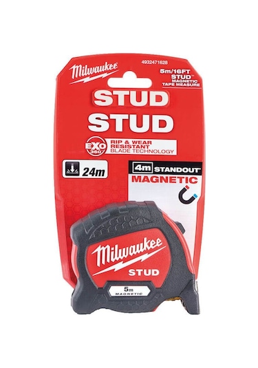 Milwaukee Manyetik Şerit Metre 5 Mt Stud 4932471626