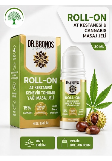 Dr. Bronos At Kestanesi Roll-On Masaj Jeli 30 Ml