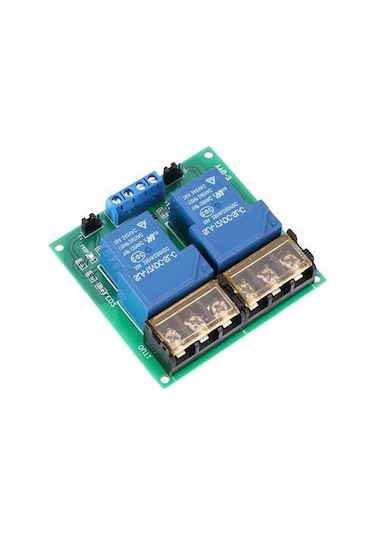Besthome1 2 Kanallı 12v Dc Optokuplör İzolasyonlu Röle Modülü, 30a Kapasite Yüksek/düşük Tetikleme