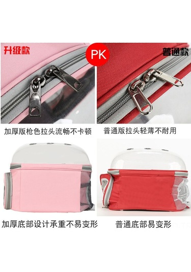 Jokmae Şeffaf Kabinli Kedi Çantası Sarı