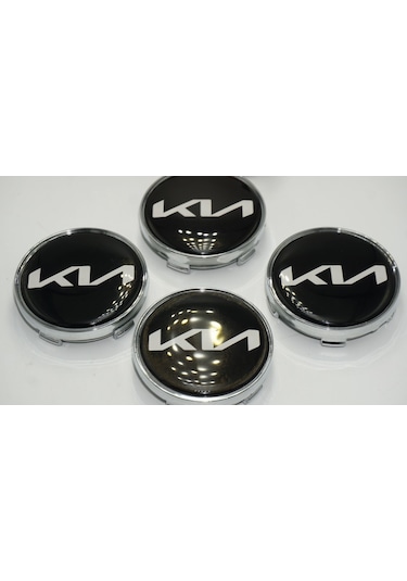 Kia Yeni Nesil Logo Jant Göbeği Kapak Seti 60mm