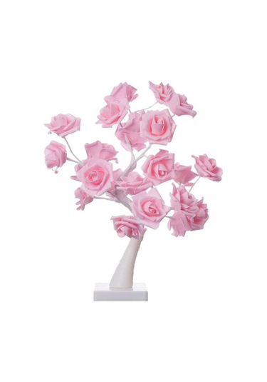 Agoodshop Lambalar Led Gül Çiçek Başucu Yatak Odası Gece Light