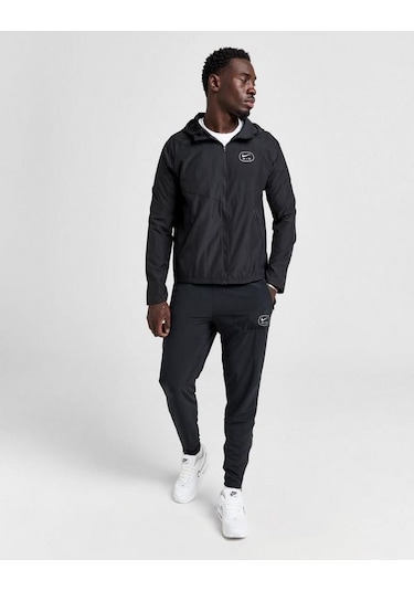 M Nsw Sw Air Run Jkt Siyah Erkek Koşu Ceketi Siyah