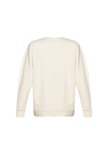 Hummel Palmer Sweatshırt 922420-9157 Ekru