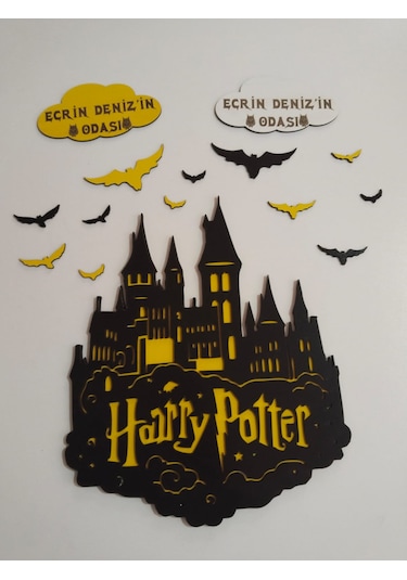 Harry Potter Gençler İçin Özel Duvar Süsü Kişiye Özel İsim Yazıla