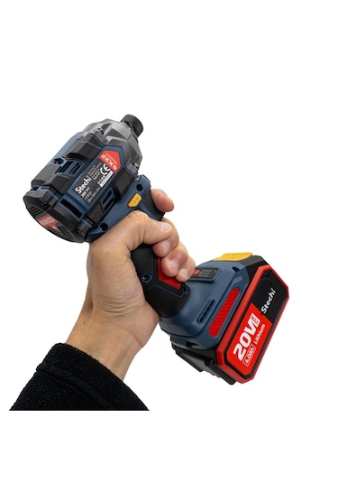 Stechend SX32-2x4.0 Çift Akülü 20 V 4 Ah Kömürsüz Darbeli Vidalama