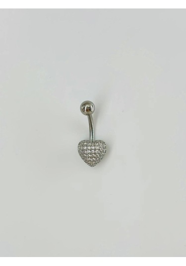 Kalp Detaylı Göbek Piercing Diğer 99643621