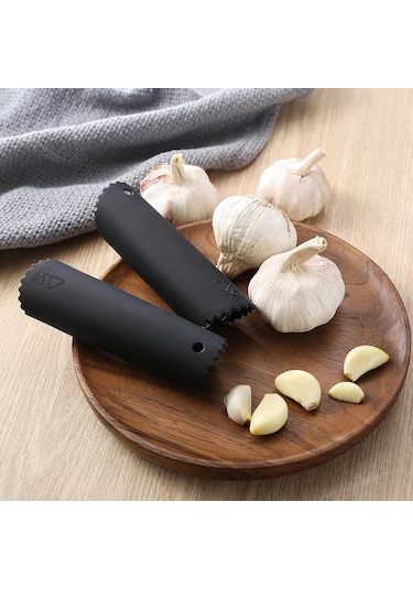 Kırmızı Mutfak Gadget Silikon Sarımsak Soyucu Manuel Sarımsak Soyucu Mutfak Sarımsak Soyucu Rulo Pedi