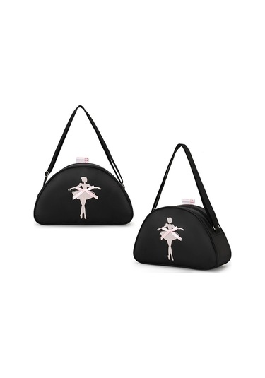 Suntek Bale Dans Çantası Spor Latin Jimnastiği Için Siyah