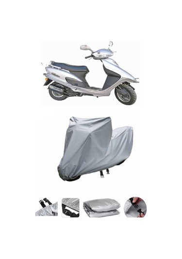 Hyundai Cityzen 125 Su Geçirmez Gri Motosiklet Brandası