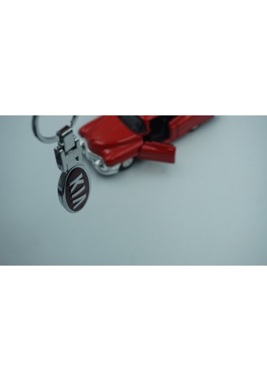 Dk Kia Uyumlu Logo Krom Metal Çift Yön Anahtarlık New Style