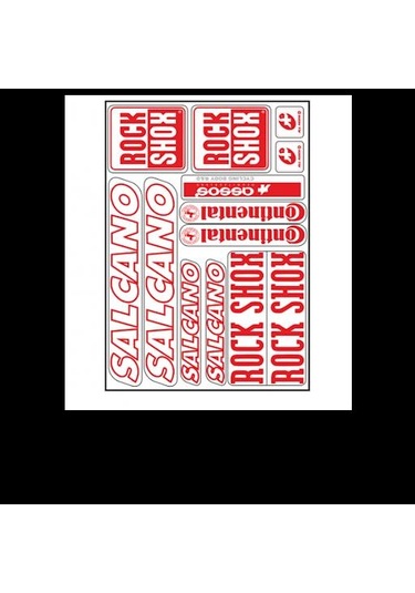 Sevenkardeşler Salcano 001 Bisiklet Sticker Çok Renkli