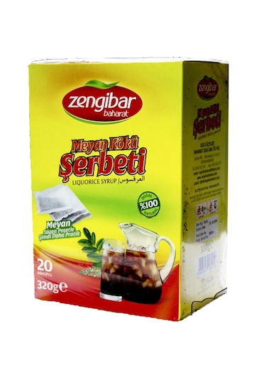 Zengibar Meyan Kökü Şerbeti 320 Gr 20 Adet
